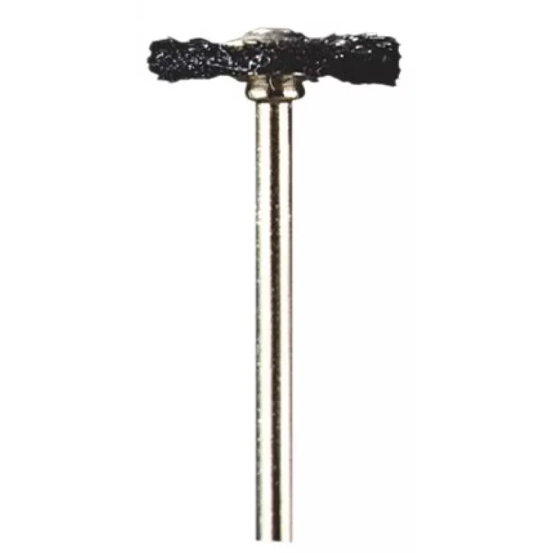Dremel 26150403JA šepetėlis su šereliais, 3,2 mm kotas, 19 mm skersmuo, 2 vnt., nailonas, 15 000 RPM, valymui ir poliravimui