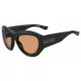 DSQUARED2 D2-0072-S-8LZ vyriški akiniai nuo saulės – juodas rėmas, pilki lęšiai, 59 mm