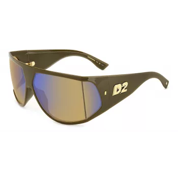 DSQUARED2 D2-0124-S-79U Vyriški Akiniai Nuo Saulės Havana Ruda Acetatas 75/11/115 mm UV400
