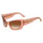 DSQUARED2 Moteriški Akiniai Nuo Saulės D2-0118-S-733 Juodas Kvadratinis Acetato Rėmas Pilki Gradientiniai Stiklai 57mm