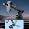 Dudao F5PRO+ automobilinis laikiklis su siurbtuku - juodas