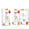 Dudao L15T OTG USB 2.0 į USB Type-C adapterio laidas, pilka, 15 cm