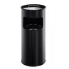 DURABLE 3330-01 apvalus metalinis šiukšlių krepšys, 17 L, sidabrinis