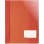 DURABLE A4+ ataskaitų segtuvas su etikečių langeliu 90x57 mm, permatomas, 25 vnt. 269003