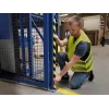 Durable C35 apsauginis kampo profilis, savaiminio klijavimo, 1 m, geltonas/juodas