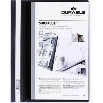 DURABLE DURAPLUS A4+ permatoma PP pristatymo aplankas, 25 vnt. 257901