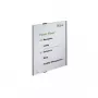 DURABLE INFO SIGN A3 portretinis informacinis ženklas, sidabrinis aliuminis, anti-glare akrilas, tvirtinimas varžtais, 297 x 420 mm įdėklas 480823