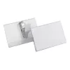 DURABLE Vardinių kortelių laikiklis 54x90 mm su krokodilo segtuku, 25 vnt., permatomas 811119