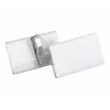 DURABLE vardinių kortelių laikiklis 75x40 mm su krokodilo segtuku, permatomas, 25 vnt. 811019