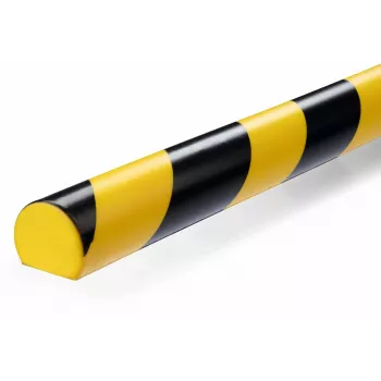 Durable S32R Grindinis Kabelių Gaubtas, PVC, Juodas/Geltonas, Apvalus, 1000 mm