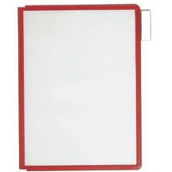DURABLE SHERPA PANEL A4 informacinis skydelis, 5 vnt. rinkinys, juodas rėmas 560603