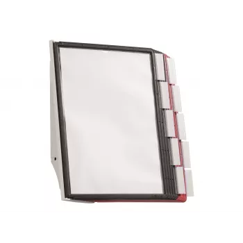DURABLE SHERPA® WALL 10 sieninis dokumentų ekspozicijos skydelis, A4, 10 skydelių, pilkas 563100