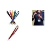 DURABLE Textile Lanyard 20 su karabinu, juodas, 10 vnt. 813707