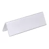DURABLE VISIFIX® Stalo vardų lentelė tent style 61/122x210 mm, permatomas PVC, 25 vnt. (805219)