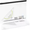 DURABLE ZIP BAG A5 permatomas dokumentų krepšys su užtrauktuku, 5 vnt. 248001