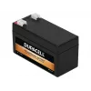 Duracell DR1.3-12 12V 1.3Ah VRLA baterija – nereikalaujanti priežiūros, AGM, įkraunama