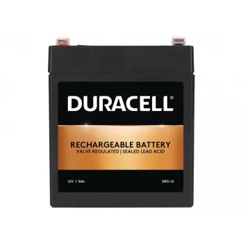 Duracell DR5-12 12V 5Ah VRLA Įkraunama Baterija – Sandarus Švino Rūgšties AGM, Nereikalaujantis Priežiūros
