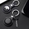 Dux Ducis 4 vnt. Silikoninis lankstus dėklas su raktų pakabuko kilpa, skirtas Apple AirTag (juoda, žalia, rožinė, mėlyna)