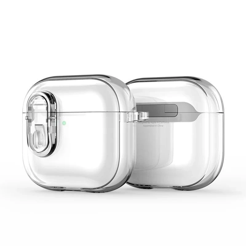 Dux Ducis Apple AirPods 4 PECL Series PC+TPU Cover with Hook Clear
