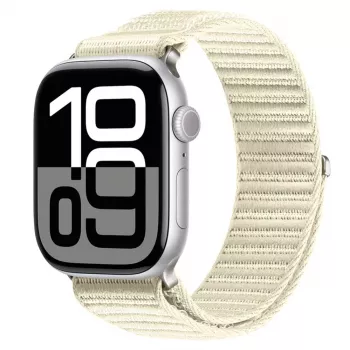 Dux Ducis Apple Watch 42/44/45/46/49MM YE Nylon Braided Loop Wrist Strap Starlight