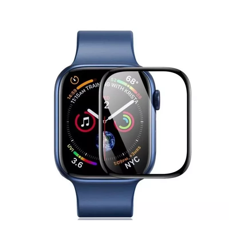Dux Ducis Apple Watch Series 7/8/9 45mm Ekrano apsauga 2 vnt. Juoda