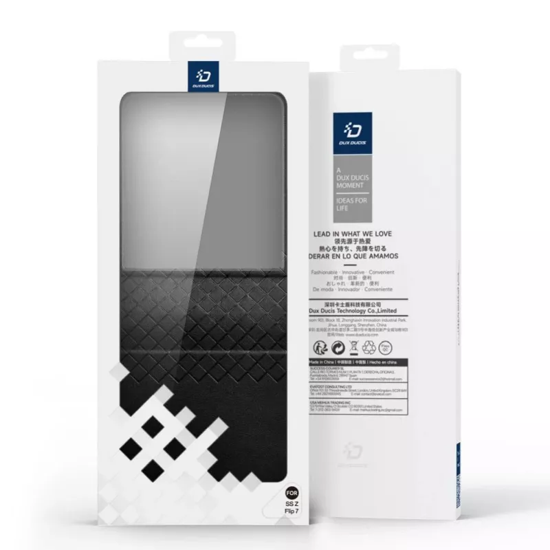 DUX DUCIS Bril Dėklas, skirtas Samsung Galaxy Z Flip7 5G - Juodas