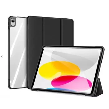 Dux Ducis Copa apsauginis dėklas iPad 10,9 inch 2022 (10th Gen.) Smart Cover Stovas Juodas
