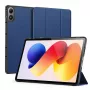 Dux Ducis Domo Series Tri-fold Stand PU Leather Tablet Cover for Xiaomi Redmi Pad 2 Pro, Blue
