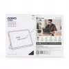 Dux Ducis Domo Series trijų dalių stovo PU odos planšetinio kompiuterio dangtelis juodas, skirtas Galaxy Tab A9 Plus / Tab A11 Plus