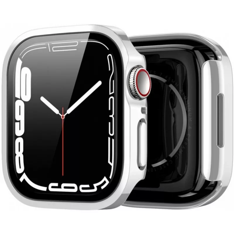 Dux Ducis Hamo Apple Watch Series 7/8/9 Case (PC) 45mm Sidabrinis