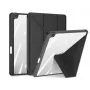 Dux Ducis Magi Case for iPad 10.9 2022 (10th Generation) Cover with Stylus Holder Smart Cover Stand Black