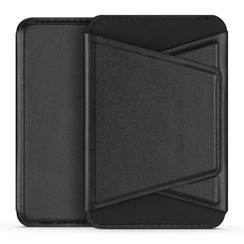 Dux Ducis Magnetinis PU Odinis Dėklas su Pinigine ir Stovu, skirtas Apple iPhone 13 Pro Max – Juodas