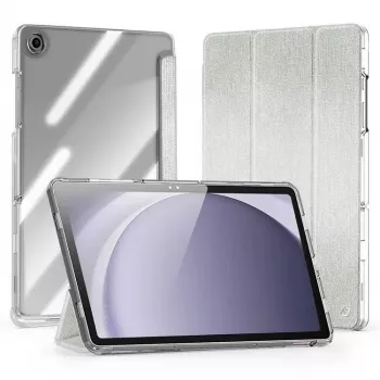 Dux Ducis Samsung Galaxy Tab A9 Plus TPU+PC+Leather Clear Case Light Green