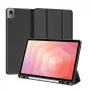 Dux Ducis Samsung Galaxy Tab S11 Domo Series Tri-fold Stand PU Leather Tablet Cover Black