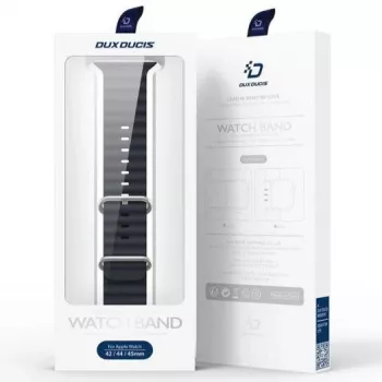 Dux Ducis Silicone Watch Strap for Apple Watch Series 8/7/6/5/4/3/2/SE (38/40/41mm) - Grey