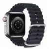 Dux Ducis Silicone Watch Strap for Apple Watch Series 8/7/6/5/4/3/2/SE (38/40/41mm) - Grey