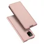 DUX DUCIS Skin Pro Flip Case Samsung Galaxy A54 5G, rožinė, PU oda su kortelių kišene ir stovu