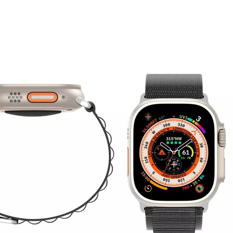 Dux Ducis Sport Buckle Strap, skirtas Apple Watch 38/40/41/42mm, juodas