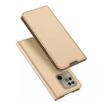Dux Ducis Xiaomi Redmi 10C Skin Pro Flip Case Gold