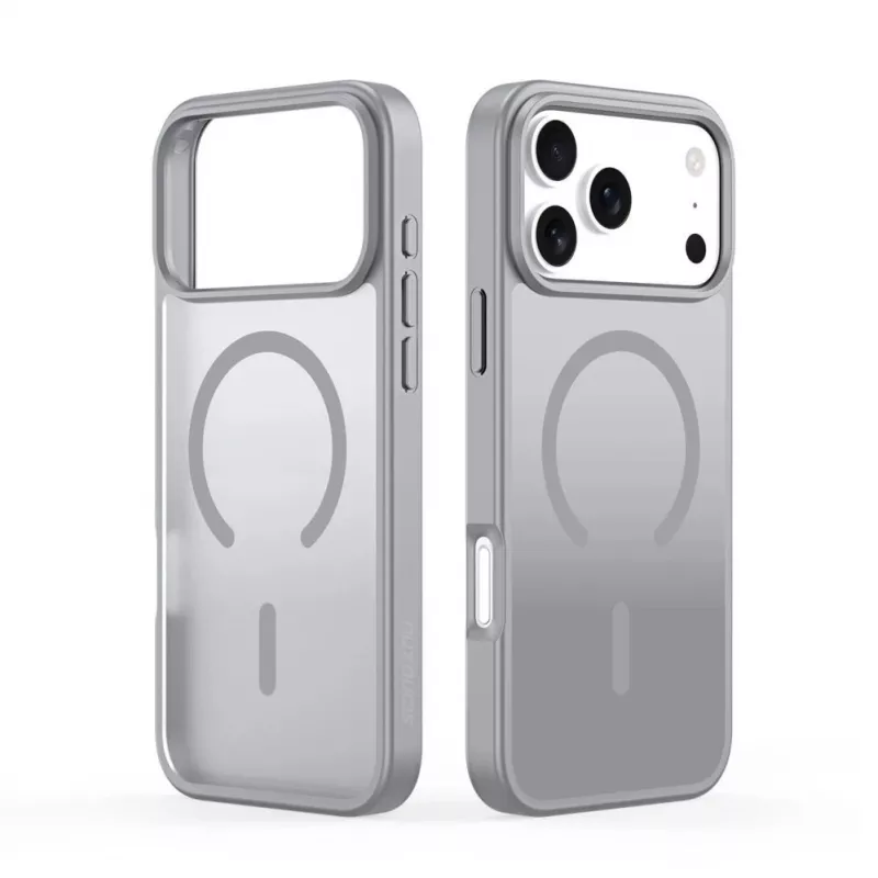 Dux Ducis YIND PC+TPU Dėklas su MagSafe, skirtas Apple iPhone 17 Pro, pilka