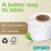 DYMO Authentic LabelWriter didelių adresų etiketės 36 mm x 89 mm permatomos, 2 ritinėliai po 130 (260 etikečių)