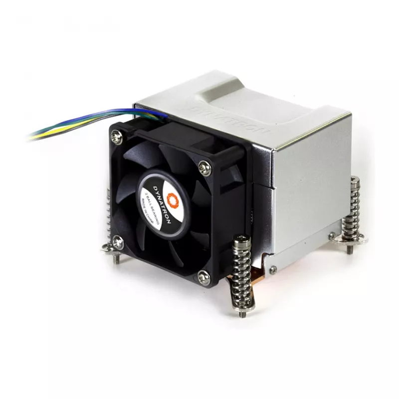 Dynatron K666R1 Tower CPU Cooler 2U aktyvus aušintuvas lizdams 1150, 1151, 1155, 1156, 1200