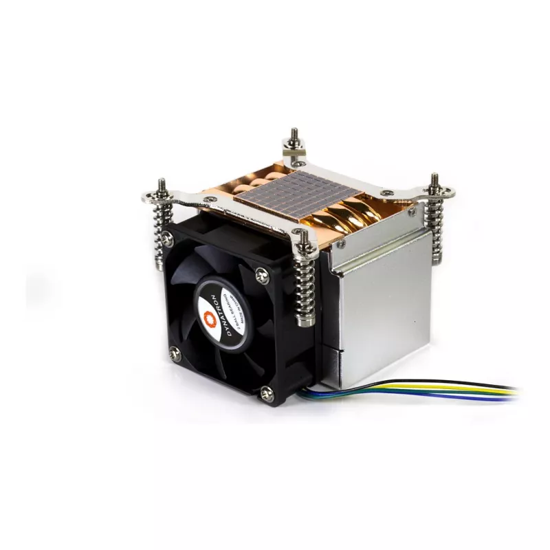 Dynatron K666R1 Tower CPU Cooler 2U aktyvus aušintuvas lizdams 1150, 1151, 1155, 1156, 1200