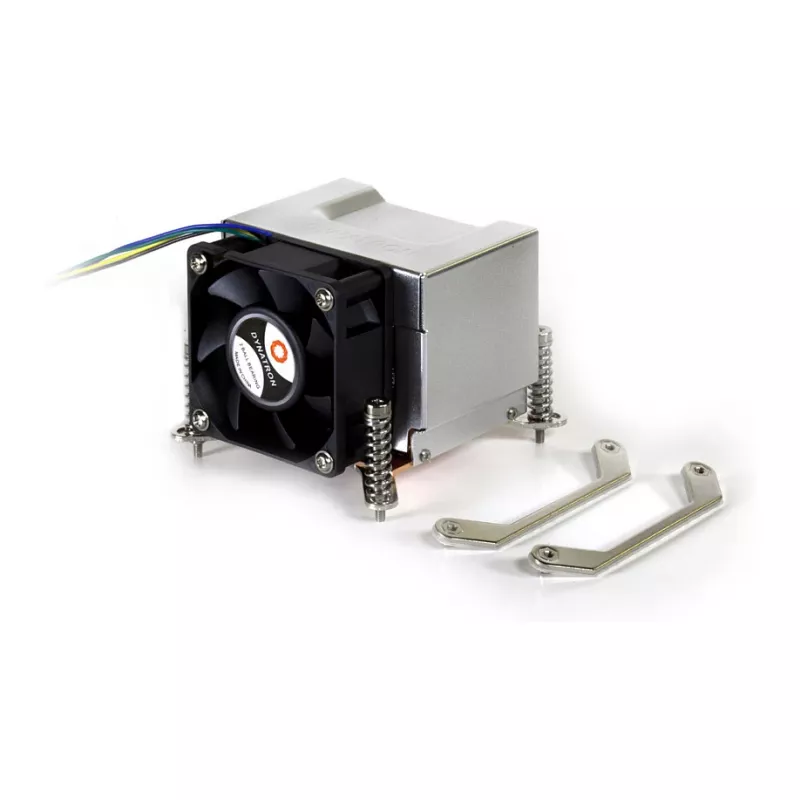 Dynatron K666R1 Tower CPU Cooler 2U aktyvus aušintuvas lizdams 1150, 1151, 1155, 1156, 1200