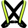 EasyPix StreetGlow L/XL LED Safety Vest for Adults - Rechargeable, 3 Modes, Black
