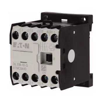 Eaton DILEM-10-G 24VDC mini kontaktoris – 3 poliai + 1 NO, 4 kW @ 400V AC-3