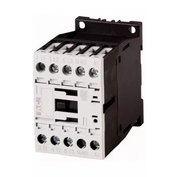Eaton DILM12-10 Kontaktorius – 230V AC Ritė, 3 Poliai + 1 NO, 12A AC-3, 5.5kW, IP20, Montavimui ant DIN Bėgio
