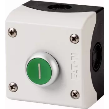 Eaton M22-D-G-X1/KC11/I mygtukas su grįžtamuoju veikimu, pilkas, 1NO+1NC, 22,5 mm, IP66/IP67/IP69K 216522