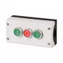 Eaton M22-I3-M1 apšviestas mygtukas, 3NO+3NC, žalias, 22,5 mm, IP69K