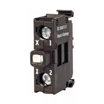 Eaton M22-LEDC-W baltas LED elementas, tvirtinimas prie pagrindo, 12-230V AC/DC, 8-15mA, varžtiniai gnybtai